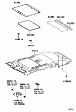 ROOF HEADLINING & SILENCER PAD 1